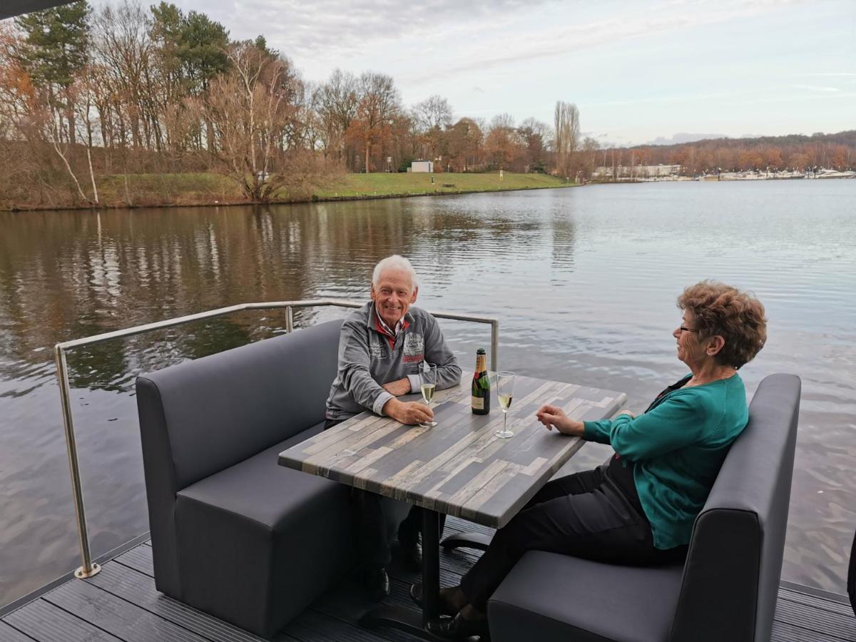 Houseboat Met Dakterras Mookerplas Middelaar Exteriör bild