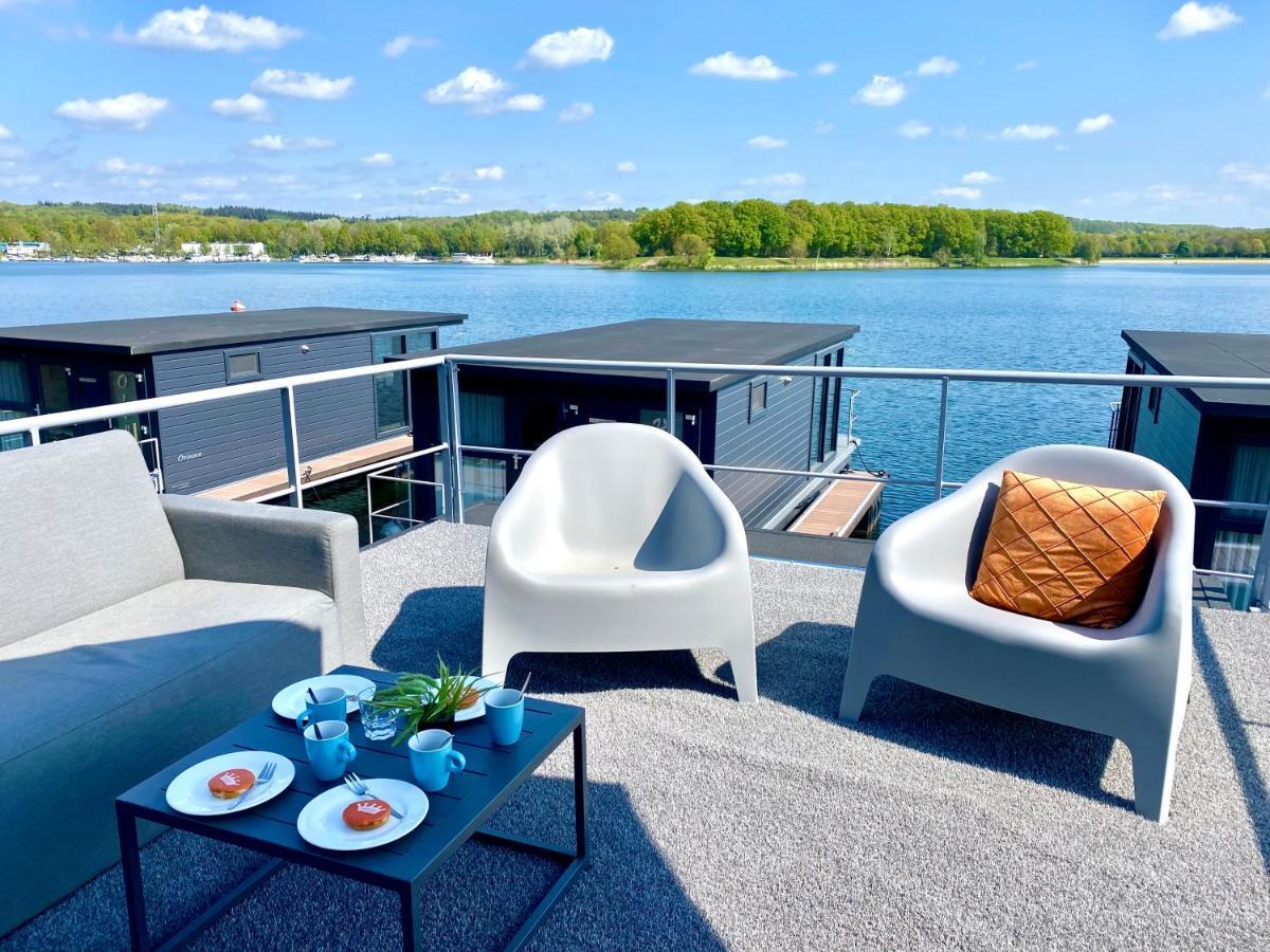 Houseboat Met Dakterras Mookerplas Middelaar Exteriör bild